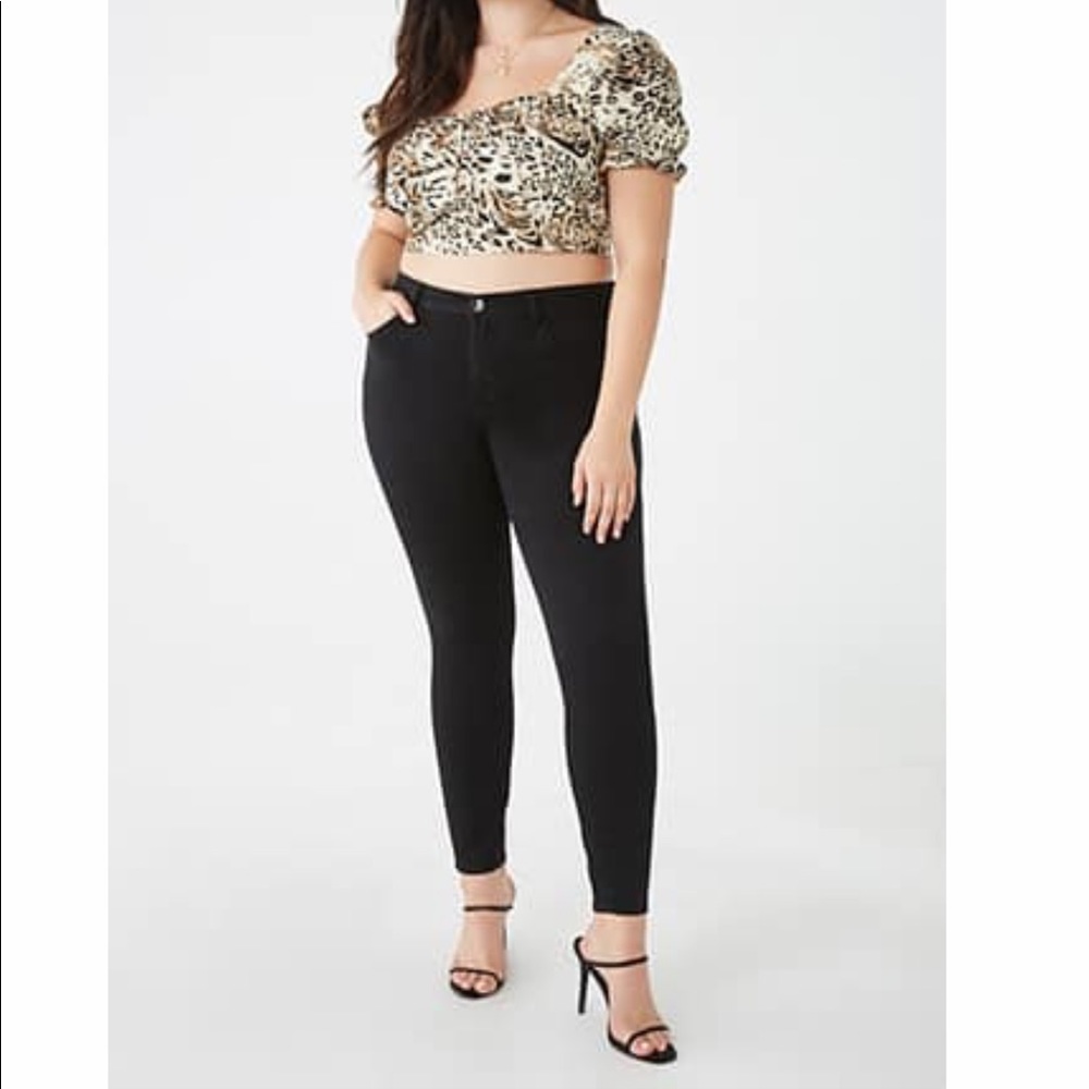 F21 plus skinny jeans